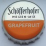 Kronkorken Schöfferhofer Deutschland 2019 2010er silber Schöfferhofer Grapefruit Weizen-Mix