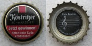Kronkorken Köstritzer Deutschland 2013 2010er schwarz Köstritzer Schwarzbier Jetzt gewinnen Noten oder Code entdecken!