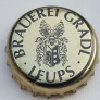 Kronkorken Leupser Bier Deutschland 2015 2010er gold Brauerei Gradl Leups