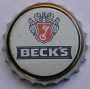 Kronkorken Beck's Deutschland 1999 1990er weiß BECK`S