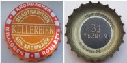 Kronkorken Krombacher Deutschland 2018 2010er ocker Brautradition aus Krombach Kellerbier Krombacher Milionen Roulette