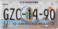 Nummernschilder / Kfz-Kennzeichen Mexiko 2006 2000er Guerrero