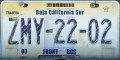Nummernschilder / Kfz-Kennzeichen Mexiko 2010 2010er Baja California Sur Front