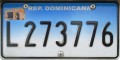 Nummernschilder / Kfz-Kennzeichen Dominikanische Republik 2003 2000er