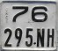 Nummernschilder / Kfz-Kennzeichen Vietnam 1975 1970er