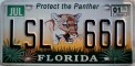 Nummernschilder / Kfz-Kennzeichen USA 1990 1990er Florida FL