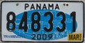 Nummernschilder / Kfz-Kennzeichen Panama 2009 2000er