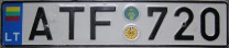 Nummernschilder / Kfz-Kennzeichen Litauen 1992 1990er