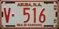 Nummernschilder / Kfz-Kennzeichen Aruba 1982 1980er Aruba
