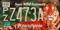 Nummernschilder / Kfz-Kennzeichen USA 2000 2000er Pennsylvania PA