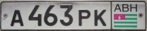 Nummernschilder / Kfz-Kennzeichen Georgien 2007 2000er Abchasien