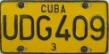 Nummernschilder / Kfz-Kennzeichen Kuba 2002 2000er