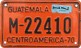 Nummernschilder / Kfz-Kennzeichen Guatemala 1970 1970er