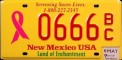Nummernschilder / Kfz-Kennzeichen USA 2000 2000er New Mexico NM