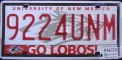 Nummernschilder / Kfz-Kennzeichen USA 2000 2000er New Mexico NM