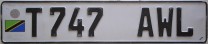 Nummernschilder / Kfz-Kennzeichen Tansania 1999 1990er