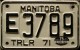 Nummernschilder / Kfz-Kennzeichen Kanada 1971 1970er Manitoba