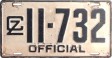 Nummernschilder / Kfz-Kennzeichen Panama 1930 1930er Canal Zone