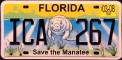 Nummernschilder / Kfz-Kennzeichen USA 1990 1990er Florida FL