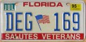 Nummernschilder / Kfz-Kennzeichen USA 1991 1990er Florida FL