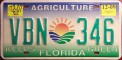 Nummernschilder / Kfz-Kennzeichen USA 1997 1990er Florida FL