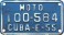 Nummernschilder / Kfz-Kennzeichen Kuba 1955 1950er