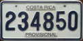 Nummernschilder / Kfz-Kennzeichen Costa Rica 1994 1990er