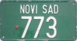 Nummernschilder / Kfz-Kennzeichen Jugoslawien 1961 1960er
