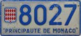 Nummernschilder / Kfz-Kennzeichen Monaco 1978 1970er