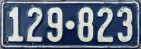 Nummernschilder / Kfz-Kennzeichen Neuseeland 1929 1920er