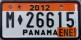 Nummernschilder / Kfz-Kennzeichen Panama 2012 2010er