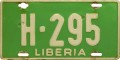 Nummernschilder / Kfz-Kennzeichen Liberia, Republik 1970 1970er