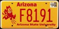 Nummernschilder / Kfz-Kennzeichen USA 2010 2010er Arizona AZ