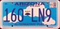 Nummernschilder / Kfz-Kennzeichen USA 2011 2010er Arizona AZ