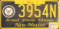 Nummernschilder / Kfz-Kennzeichen USA 1993 1990er New Mexico NM