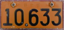 Nummernschilder / Kfz-Kennzeichen Japan 1948 1940er