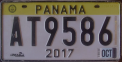 Nummernschilder / Kfz-Kennzeichen Panama 2017 2010er
