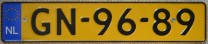 Nummernschilder / Kfz-Kennzeichen Niederlande 2000 2000er