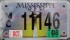 Nummernschilder / Kfz-Kennzeichen USA 2008 2000er Mississippi MS