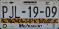 Nummernschilder / Kfz-Kennzeichen Mexiko 2007 2000er Michoacan
